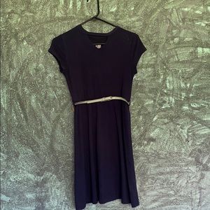 Navy blue juniors summer dress
